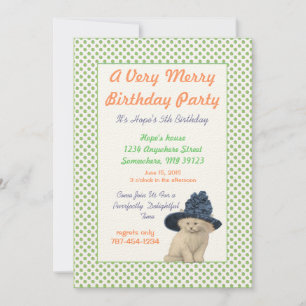 Alice In Wonderland Invitation Birthday Party
