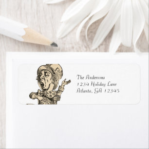 Alice In Wonderland Invitations Top Hat Gentleman