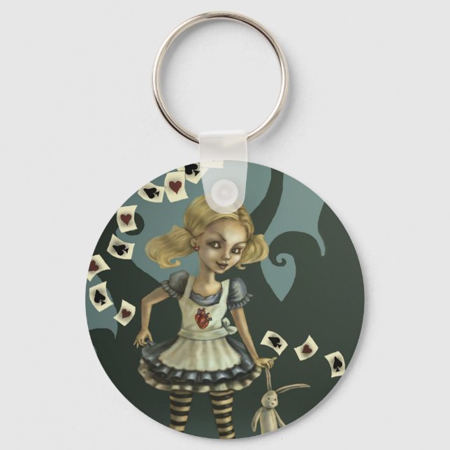 Alice in Wonderland Keychain (Front)