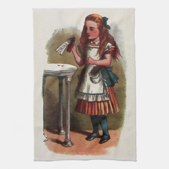 Alice in Wonderland Kitchen Towel (Vertical)