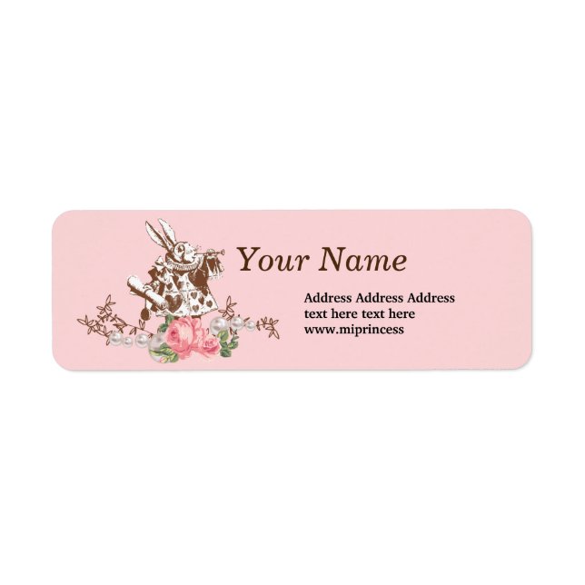 alice in wonderland,label (Front)