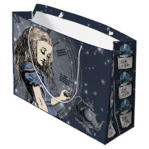 Alice in wonderland Large gift bag