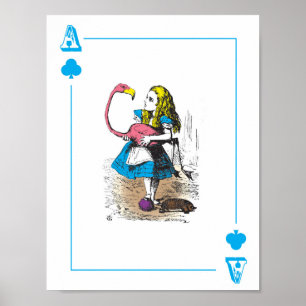 Alice in Wonderland - Large Playing Card Poster