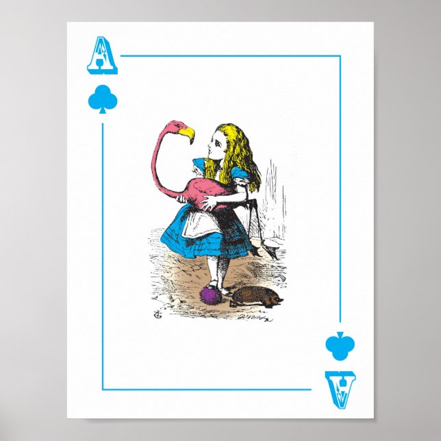 Alice in Wonderland - Large Playing Card Poster (Front)