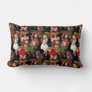Alice in Wonderland Lumbar Pillow