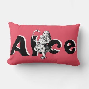 Alice in Wonderland Lumbar Pillow