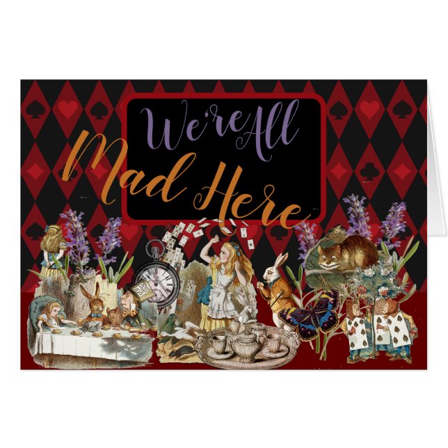 Alice in Wonderland Mad Cheshire Cat (Front Horizontal)