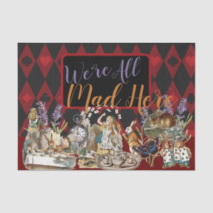 Alice in Wonderland Mad Cheshire Cat Tissue Paper