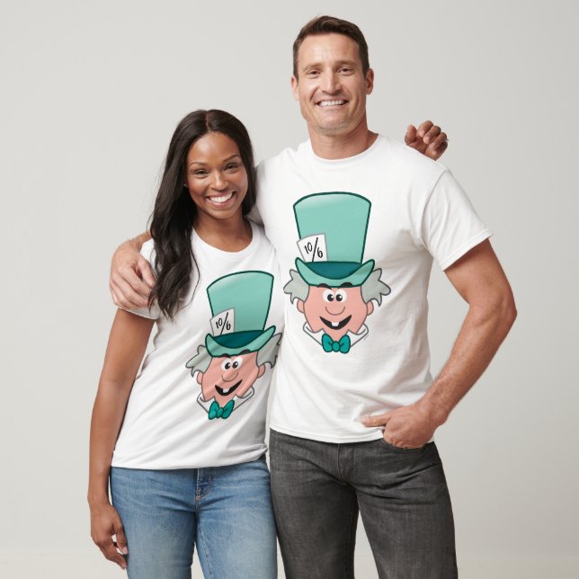 Alice in Wonderland | Mad Hatter Emoji 2 T-Shirt (Unisex)