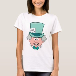 Alice in Wonderland   Mad Hatter Emoji 2 T-Shirt