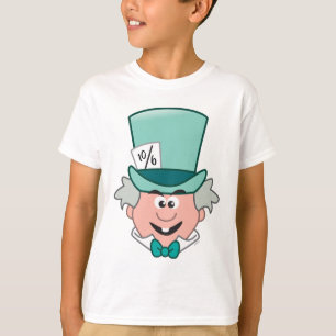 Alice in Wonderland   Mad Hatter Emoji 2 T-Shirt