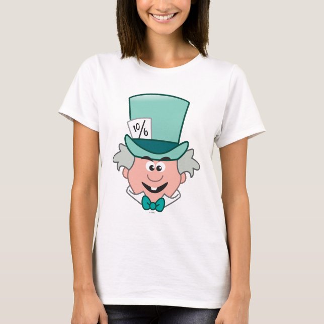 Alice in Wonderland | Mad Hatter Emoji 2 T-Shirt (Front)