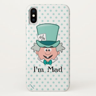 Alice in Wonderland   Mad Hatter Emoji iPhone X Case