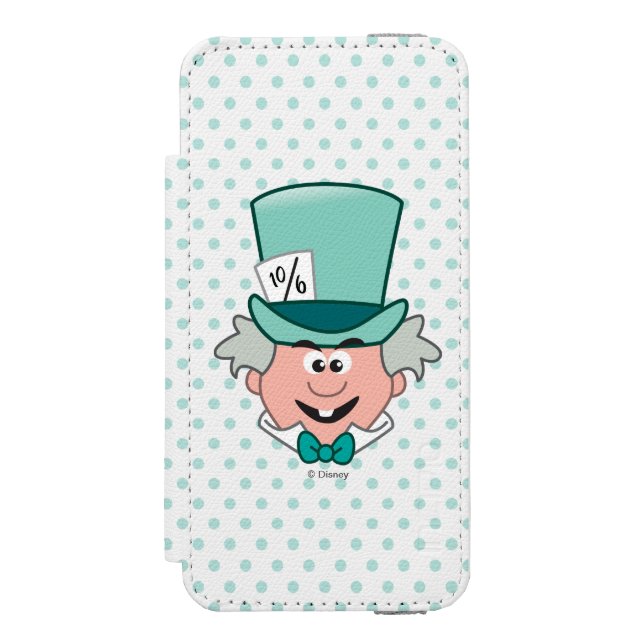 Alice in Wonderland | Mad Hatter Emoji Incipio iPhone Wallet Case (Folio Front)