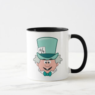 Alice in Wonderland Mad Hatter Emoji Mug