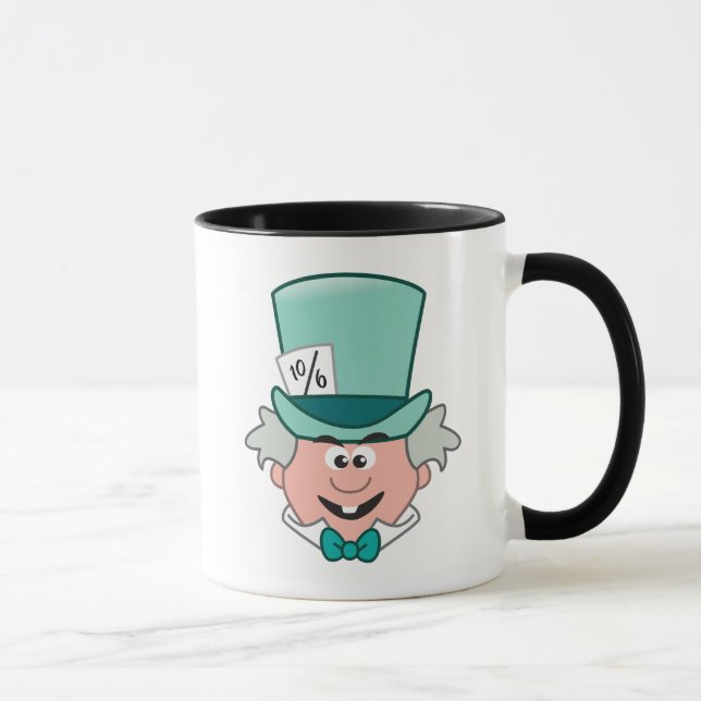 Alice in Wonderland | Mad Hatter Emoji Mug (Right)