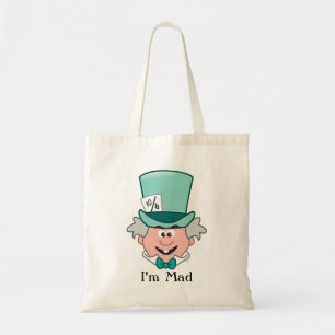 Alice in Wonderland   Mad Hatter Emoji Tote Bag