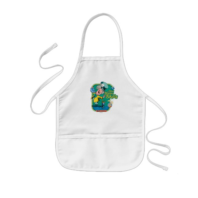 Alice in Wonderland | Mad Hatter Skills Kids Apron (Front)