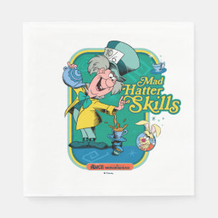 Alice in Wonderland   Mad Hatter Skills Napkin