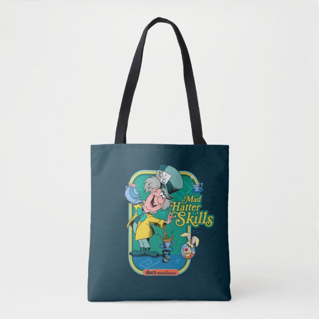 Alice in Wonderland | Mad Hatter Skills Tote Bag (Front)