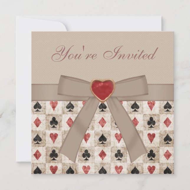 Alice in Wonderland Mad Hatter Tea Party Invitation (Front)