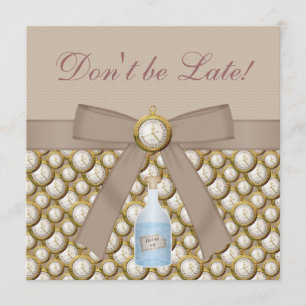 Alice in Wonderland Mad Hatter Tea Party Invites