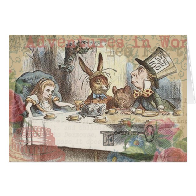 Alice in Wonderland Mad Tea Party (Front Horizontal)