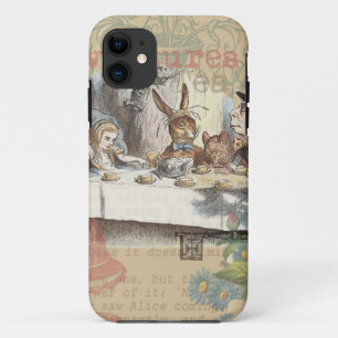 Alice in Wonderland Mad Tea Party Art iPhone 11 Case