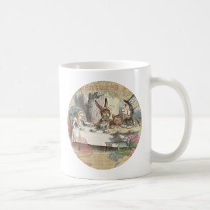 Alice in Wonderland Mad Tea Party Art Coffee Mug