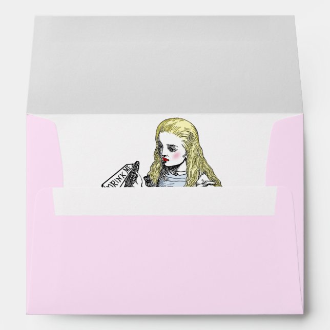 Alice in Wonderland Magic Drink Me Envelopes (Back (Bottom))