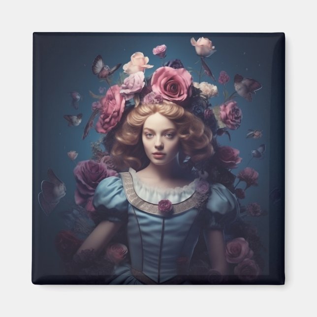Alice In Wonderland Magnet (Front)