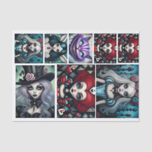 Alice in Wonderland Masterboard   Whimsical  Tissue Paper