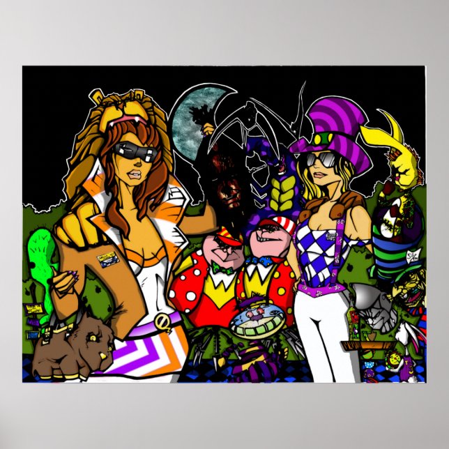 alice in wonderland meets wizard of oz poster (Front)