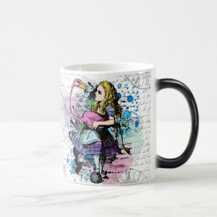 Alice in Wonderland morphing mug