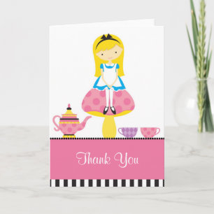 Alice in Wonderland Note Card