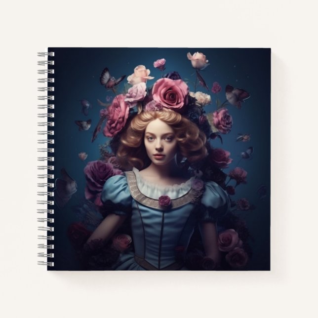 Alice In Wonderland Notebook (Front)
