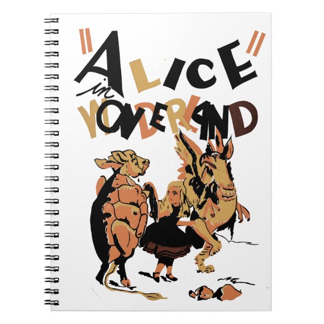  ALICE IN WONDERLAND NOTEBOOK (Front)