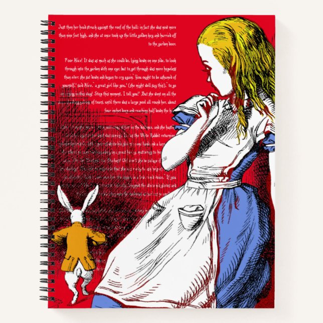 Alice in Wonderland Notebook (Front)
