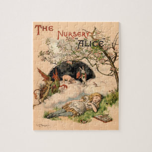 Alice in Wonderland Nursery Vintage Jigsaw Puzzle