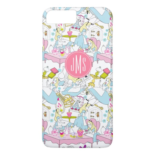 Alice in Wonderland | Oversized Pattern Monogram Case-Mate iPhone Case (Back)