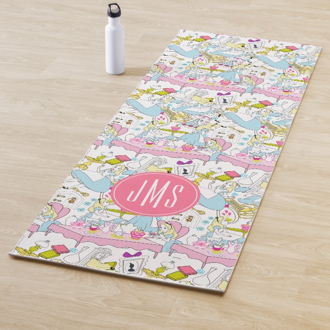 Alice in Wonderland | Oversized Pattern - Monogram Yoga Mat (In Situ)