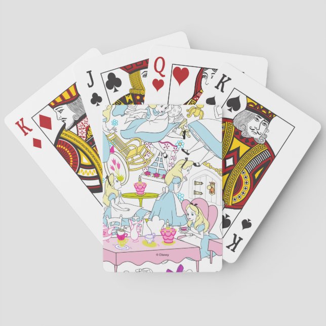 Alice in Wonderland | Oversized Pattern Playing Cards (Back)