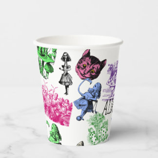 Alice in Wonderland Paper Cups