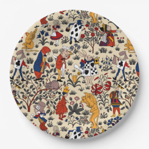 Alice in Wonderland Paper Plates