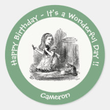 Alice in Wonderland Party - Alice and the Kitten  