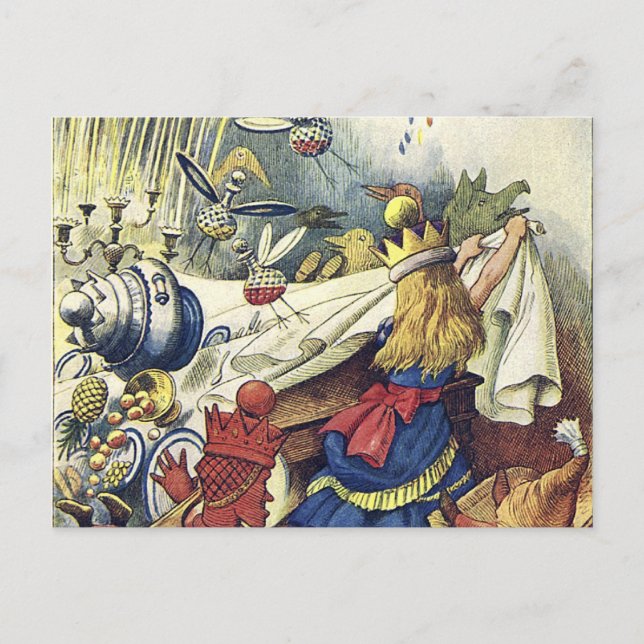Alice in Wonderland Party Postcard (Front)