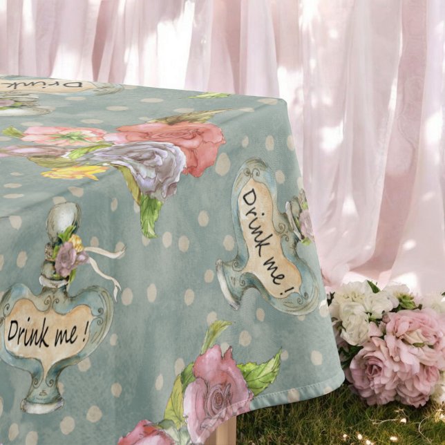 Alice in Wonderland Pastel Theme Tablecloth  (Creator Uploaded)