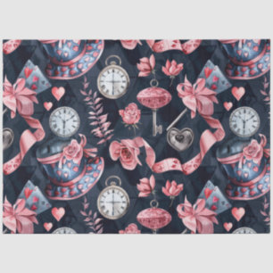 Alice in Wonderland  Pattern Tissue Paper