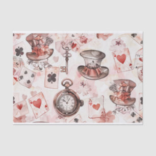 Alice in Wonderland Pattern Tissue Paper