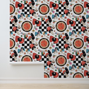 Alice in Wonderland Pattern  Wallpaper